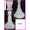 low back sexy mermaid beading dress bridal gown